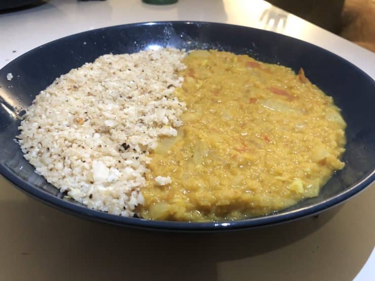 curry de lentilles corail
